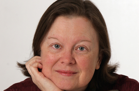 Color photograph of American poet Diane Gilliam